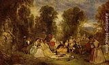 Party Paintings - The Garden Party by Henry Andrews